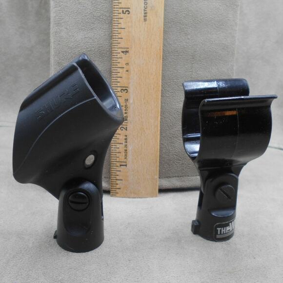 Microphone Stand Mount Holder Mic Clip Lot: Shure & Rhythm Tech - Picture 4 of 6